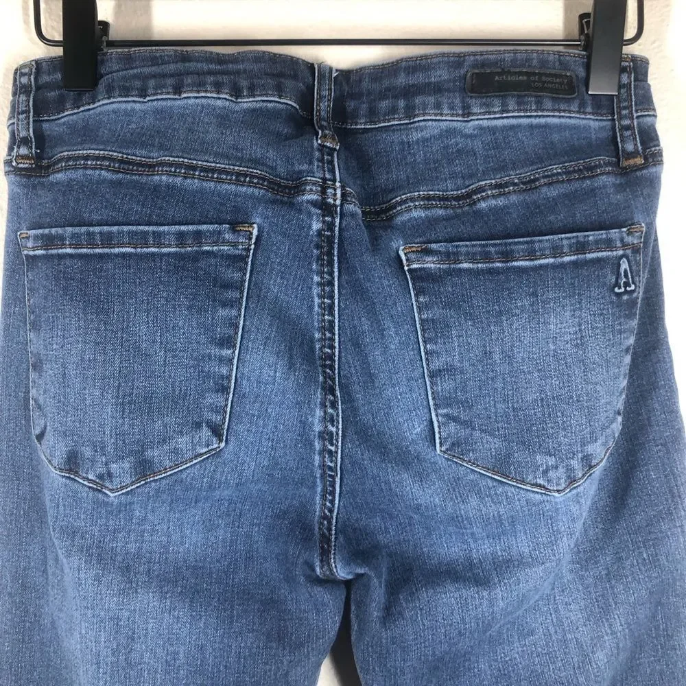Articles of Society Sarah Skinny Jeans Bundle Of Two Soft Stretch Denim Size 27